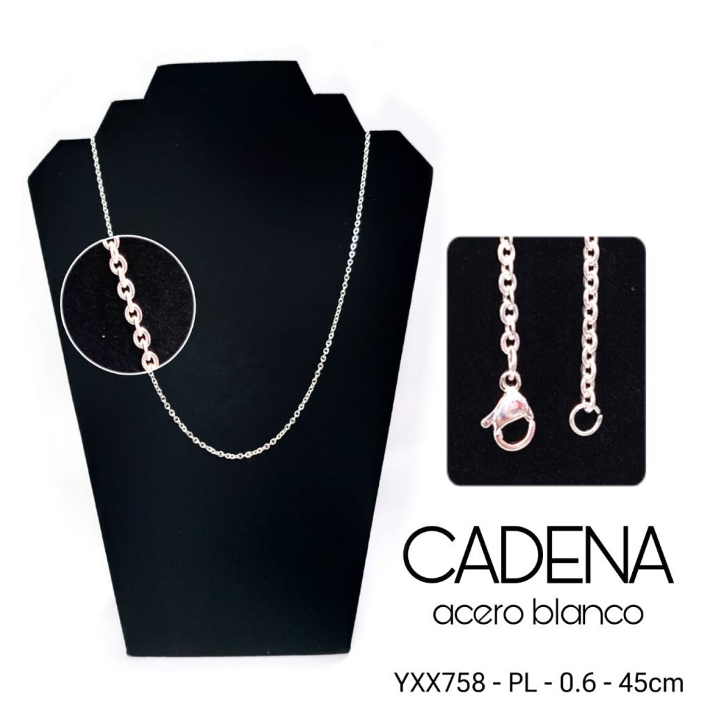 Cadena acero blanco