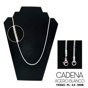 CADENA ACERO BLANCO