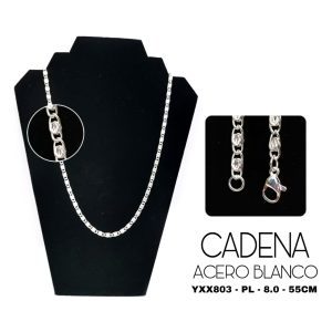 CADENA ACERO BLANCO