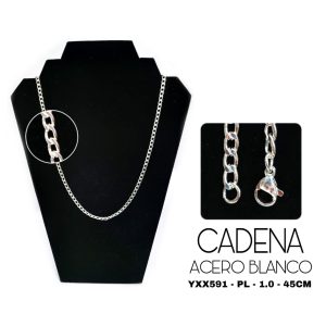 CADENA ACERO BLANCO