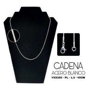 CADENA ACERO BLANCO