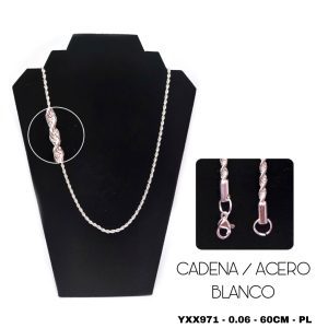 CADENA ACERO BLANCO