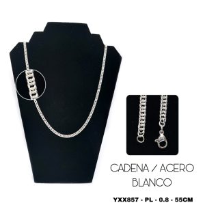 CADENA ACERO BLANCO